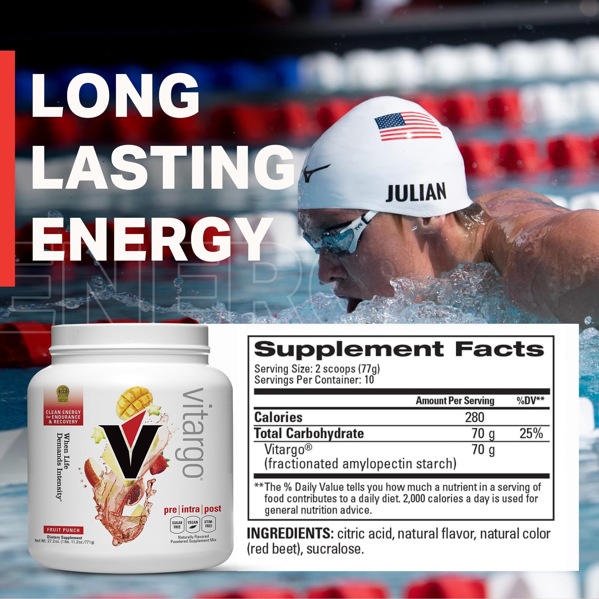 Vitargo, post-entraînement, aide à la récupération et au maintien de la performance