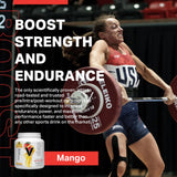 Vitargo récupération musculaire mangue, glycogène reconstitué rapidement après l'effort.