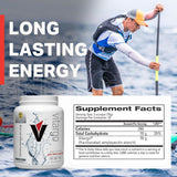 Vitargo sans sucre ajouté et sans gluten, convient à un régime végétalien.