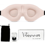 VITASERENA masque sommeil 360° bloque lumière pour un sommeil profond