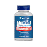 Vitassium capsules électrolytes, bouteille portable facilitant l’apport en sodium en déplacement.