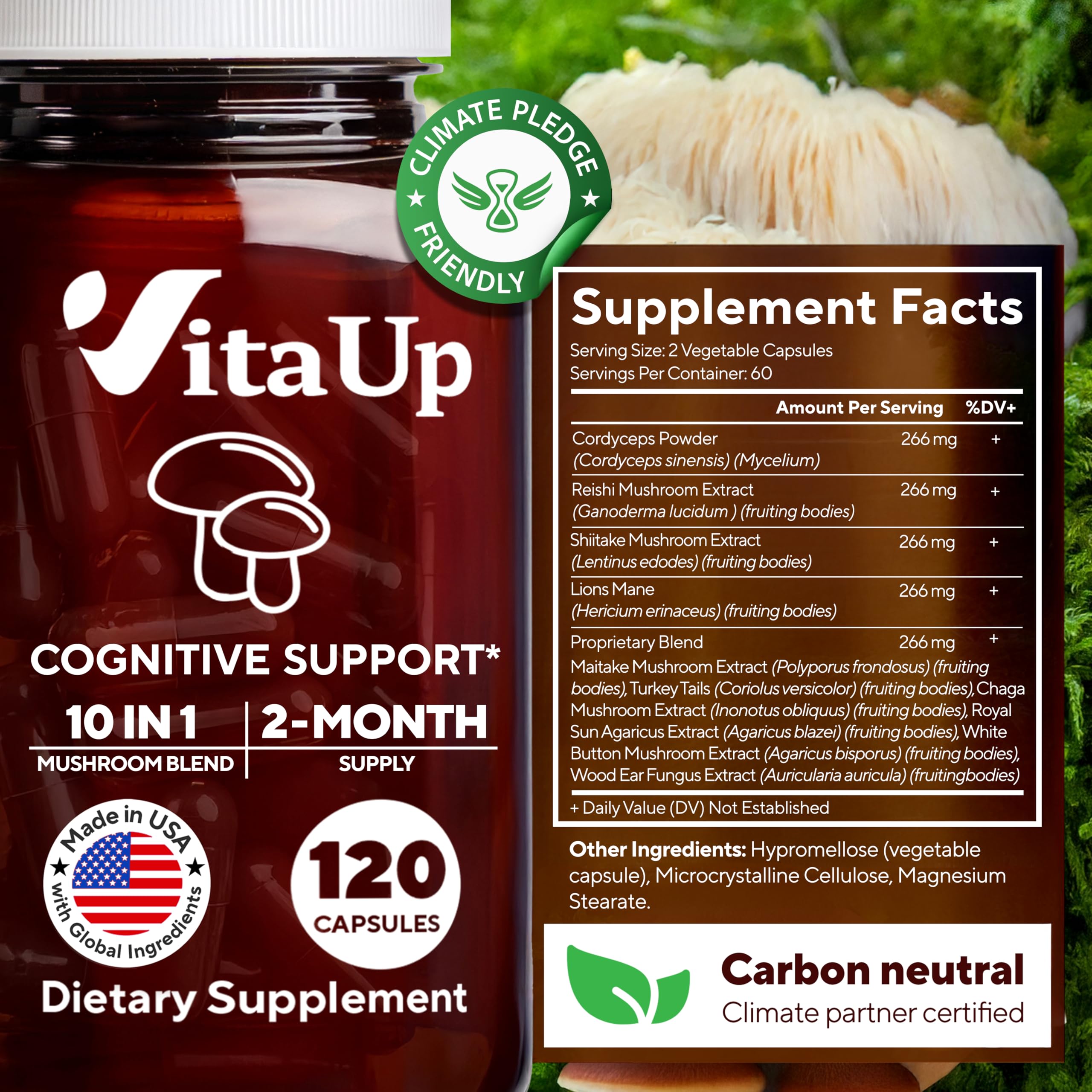 Capsules VitaUp quotidiennes faciles à intégrer dans votre journée.
