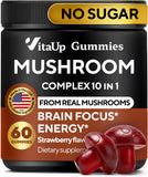 VitaUp gommes crinière de lion, soutien concentration quotidienne.