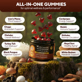 VitaUp gommes shiitake, texture agréable pour énergie durable.