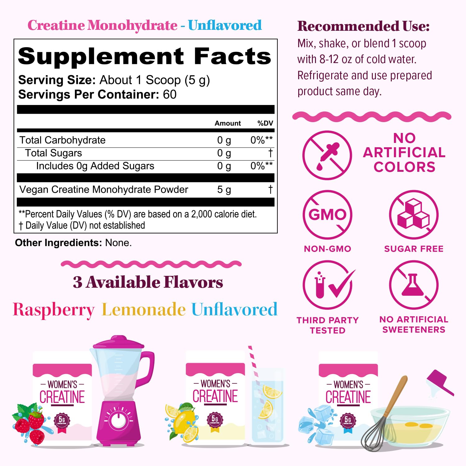 Cuillère doseuse Vitauthority creatine pour mesurer facilement une portion.