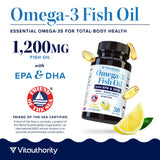 Emballage Vitauthority Omega3 avec certification Friend of the Sea