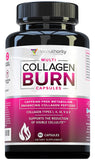 Vitaauthority Multi Collagen Burn, bouteille et étiquette, présentation claire pour l'utilisation quotidienne.