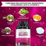 Vitaauthority Multi Collagen Burn, étui et produit visibles, présentation pratique et fiable.