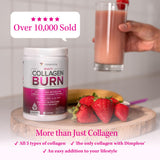 Vitauthority Multi Collagen Burn, poudre se dissolvant rapidement dans l eau, goût frais.