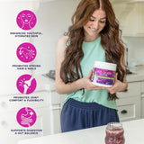 Vitauthority Multi Collagen Probiotiques – poudre non aromatisée: saveur neutre pour boissons.