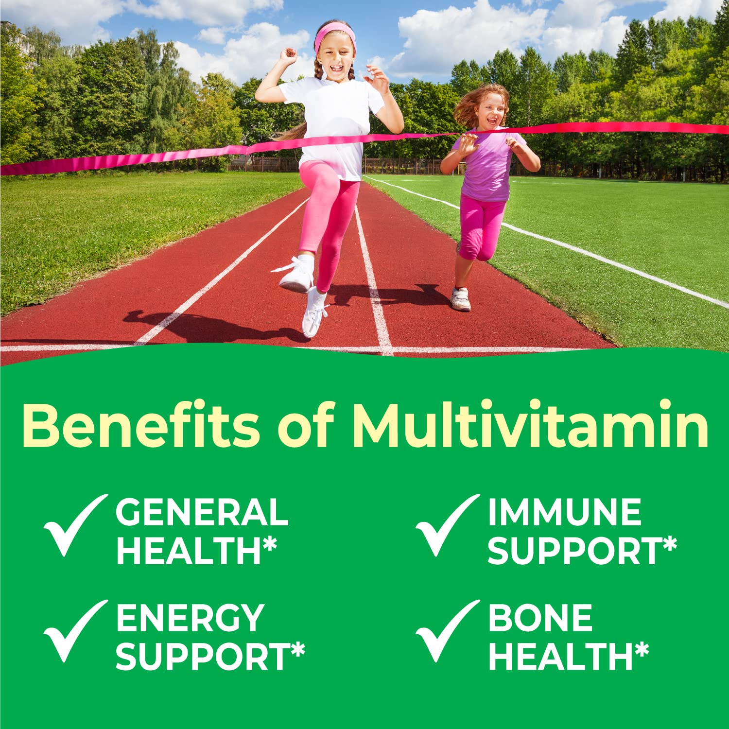 Vitaworks fiche nutritionnelle affichant 21 vitamines et minéraux.