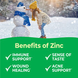 VitaWorks Zinc pour enfants, goût cerise naturel et expérience gustative fruitée.