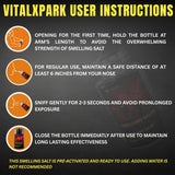 VitalXpark Salts: utilisé en sport intense pour rester concentré lors des moments décisifs.