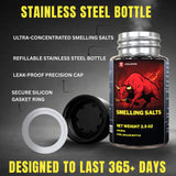 VitalXpark Salts: inhalation rapide pour stimuler la concentration avant l’effort.