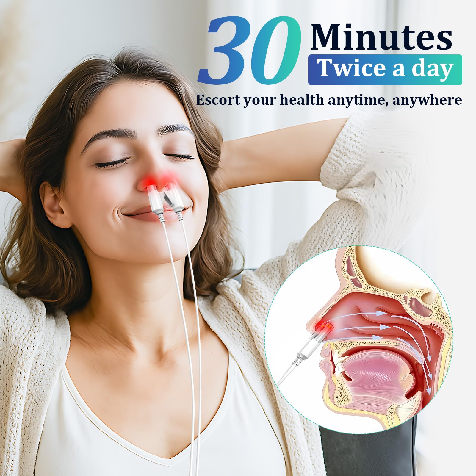 VitaYex design nasal — commande unique et intuitive