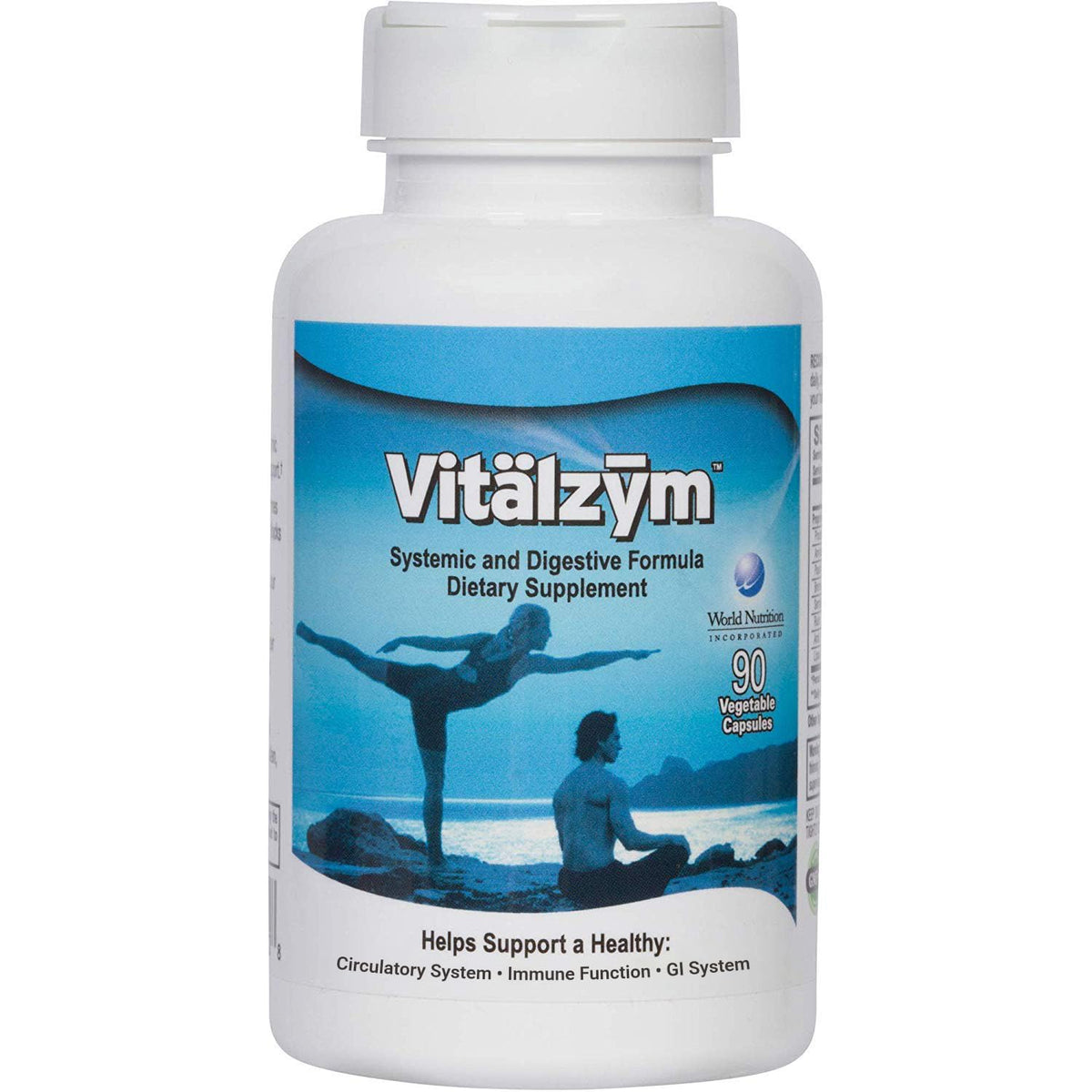 VITÄLZYM bouteille-compacte avec des capsules, pour une digestion plus confortable.