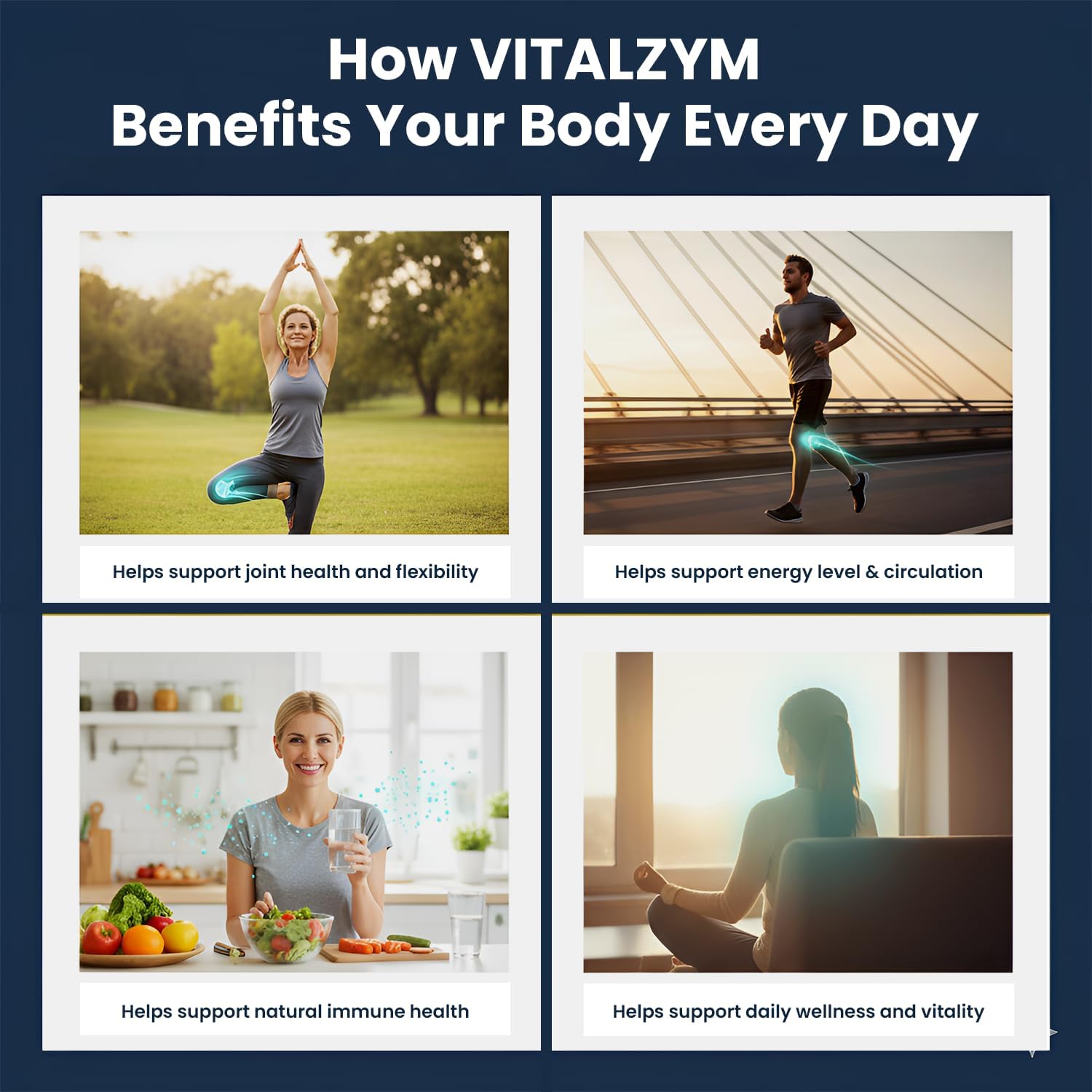 VITÄLZYM petites gélules faciles à avaler, utilisation quotidienne pratique.