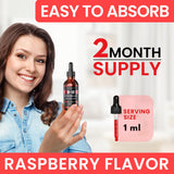 Ingrédients sans allergènes et naturel dans le flacon VitBoost B12.