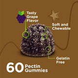 Gommes Viteey avec fer et vitamine C, apport quotidien pratique.