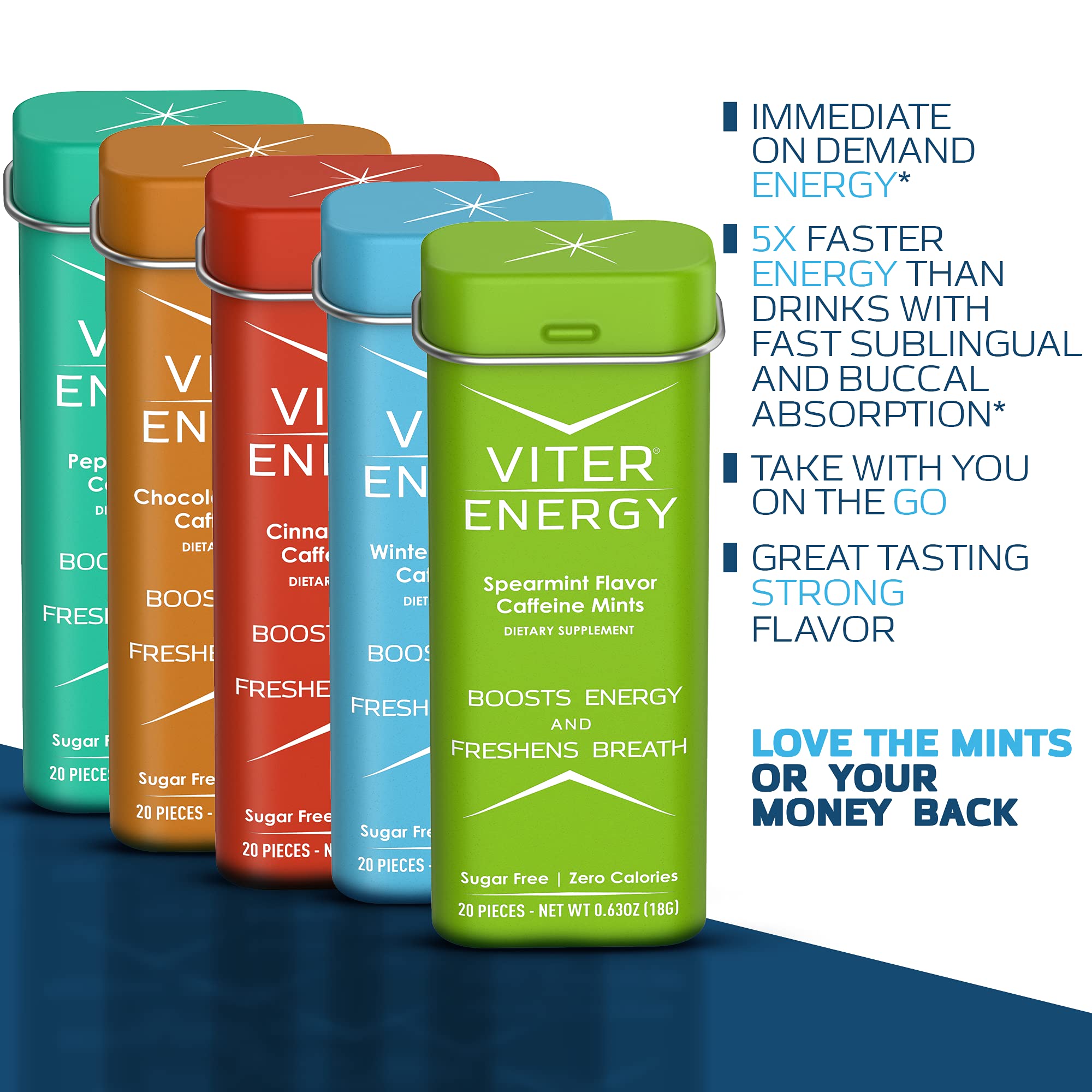 Viter Energy mini-boîtes portables pour énergie en déplacement.