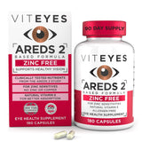 Viteyes AREDS2 sans zinc — bouteille prête à l’emploi pour votre routine quotidienne.
