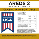 Viteyes AREDS 2 - composition: vitamine C/E, zinc, cuivre, lutéine et zéaxanthine