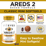 Viteyes AREDS 2 - emballage certifié cGMP, fabrication aux États-Unis