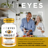 Viteyes AREDS 2 - étiquette nutritionnelle détaillant les nutriments