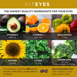 Viteyes AREDS 2 - gélules à prise quotidienne pour la macula