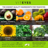 Icône sans allergènes – Viteyes AREDS-2 sans bêta-carotène et sans soja.