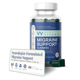 Gomme Migraine Viti Vitamins – flacon pratique et bouchon facile à manipuler.