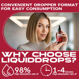 Gouttes VitaLumina - usage pratique au bureau ou en déplacement.