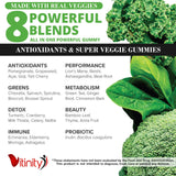 Étiquette Vitinity sans gluten et sans sucre ajouté.