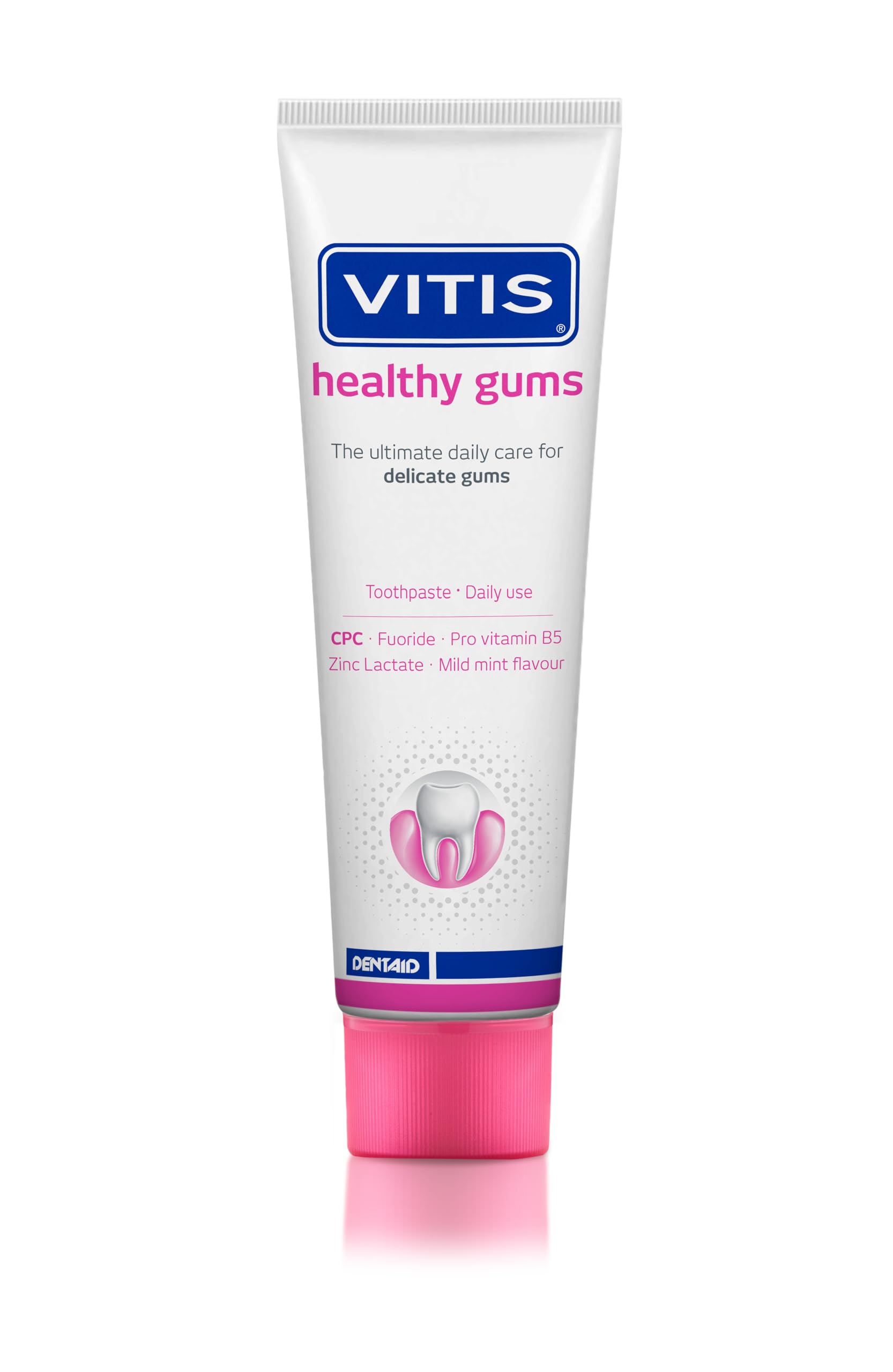 Vitis Gums Dentifrice 100ml emballage — soutient gencives et dents saines