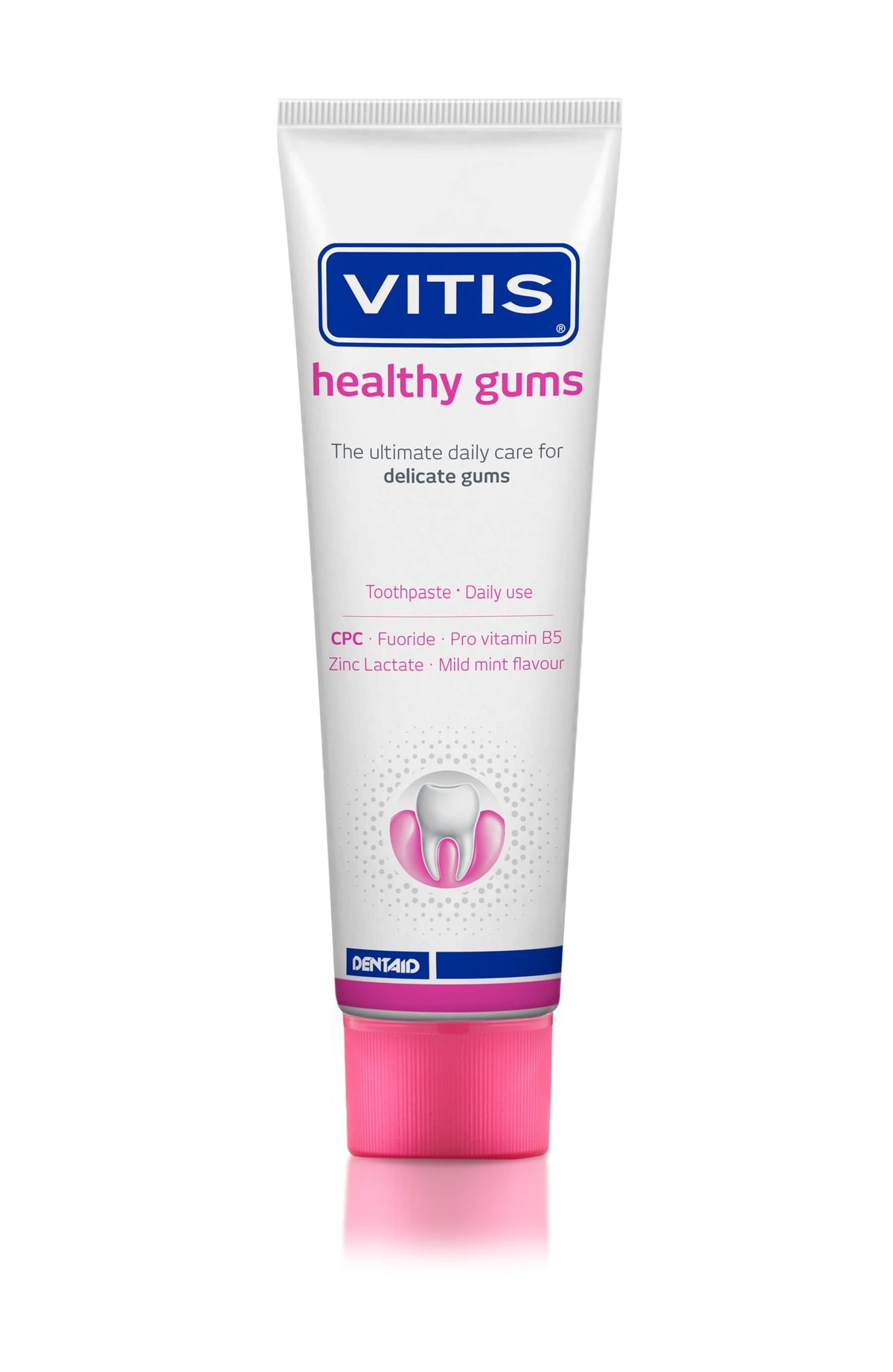 Vitis Gums Dentifrice 100ml tube — nettoyage en douceur et haleine fraîche