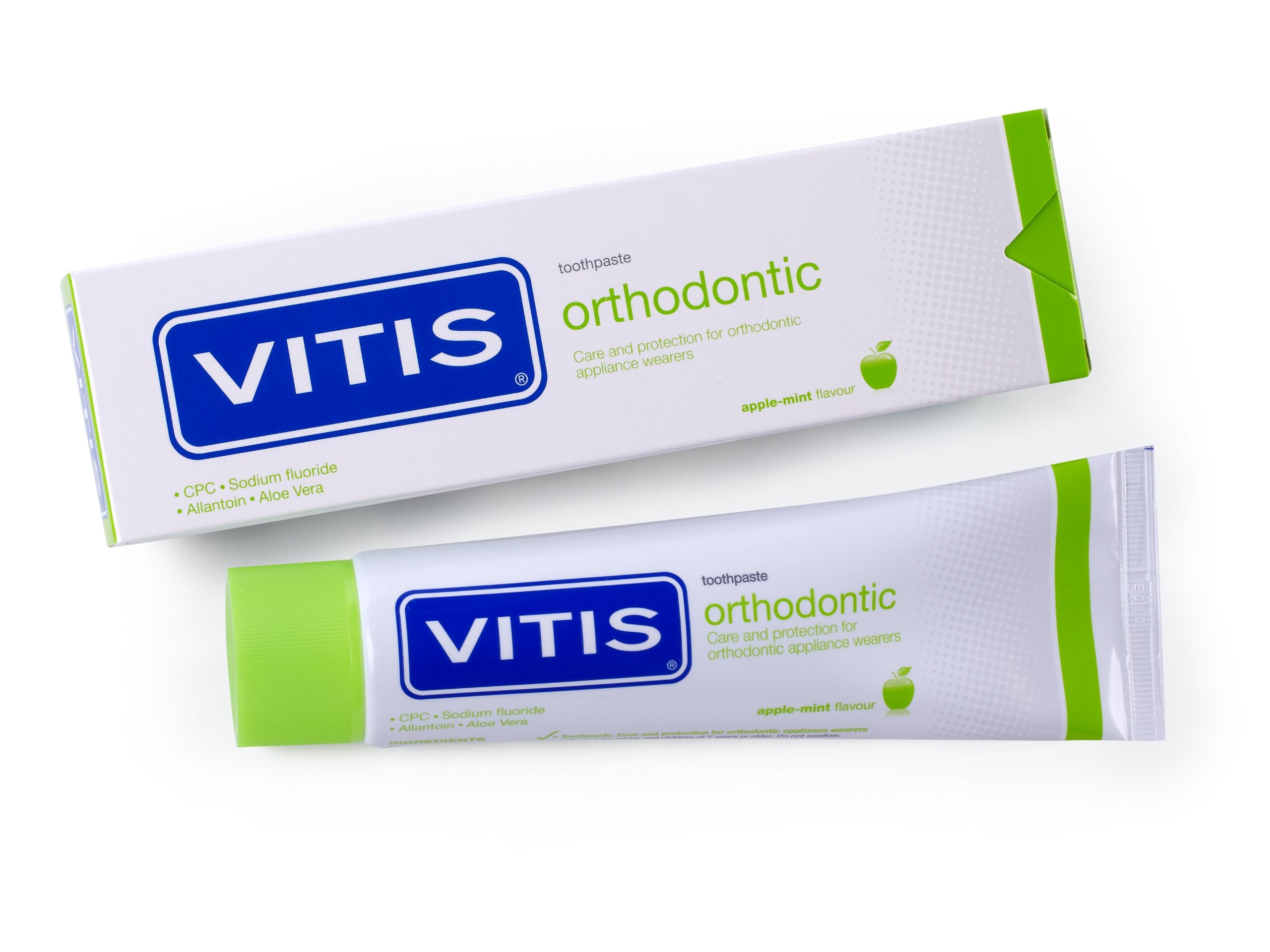 Vitis Dentifrice Orthodontique 100 ml – Tube élégant, douceur pour l’émail et usage quotidien