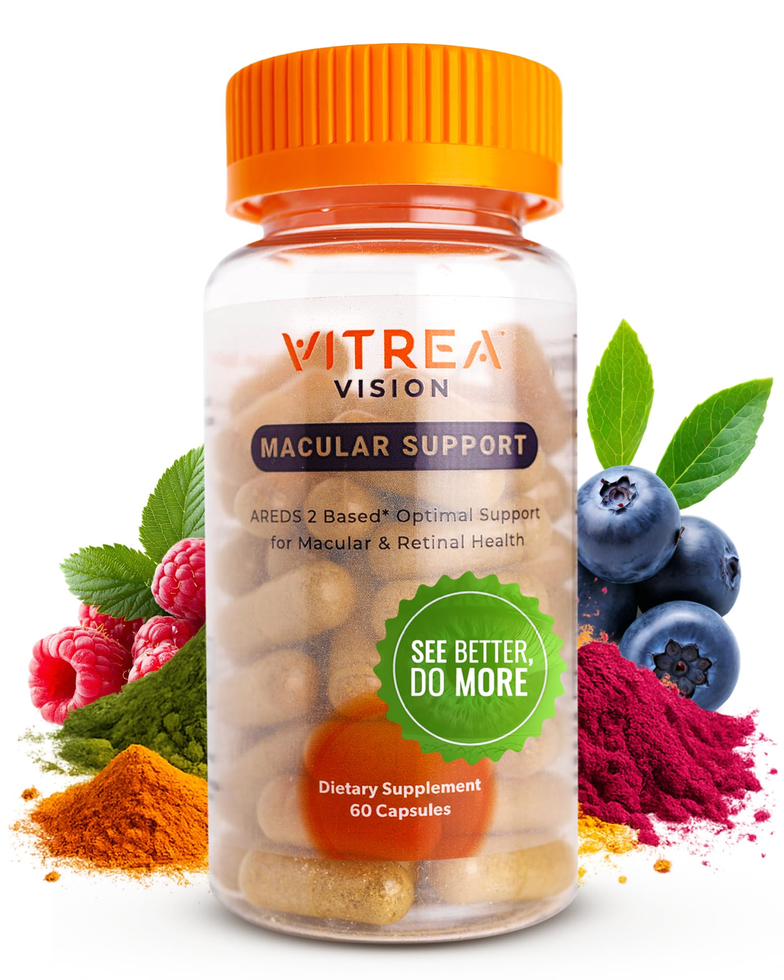 Vitrea Vision – bouteille de capsules pour soutenir la vision au quotidien