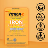 Vitron-C, bouteille ouverte, point de repère pratique pour prise journalière.