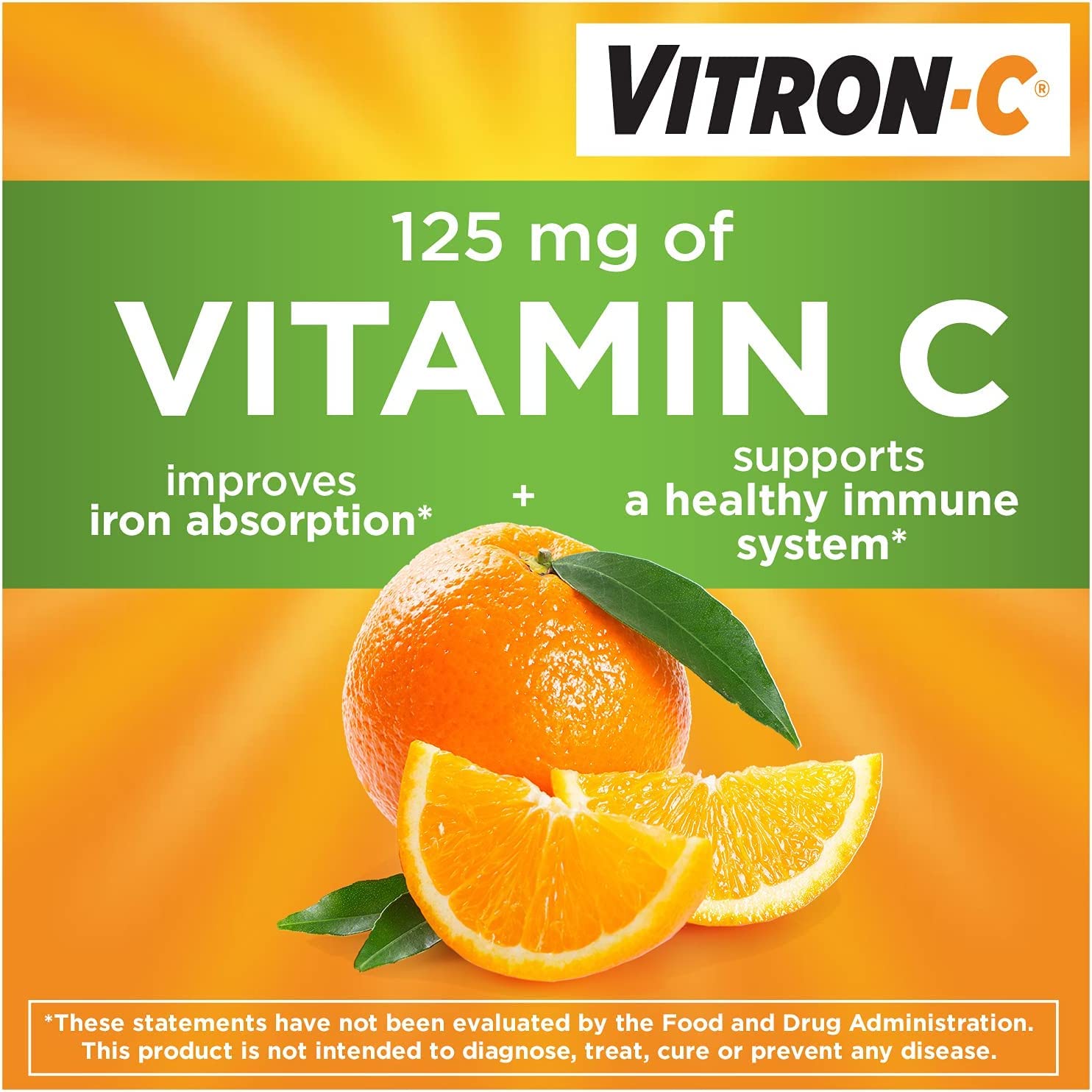 Pack Vitron-C de 3 comprimés, routine facile et régulière.