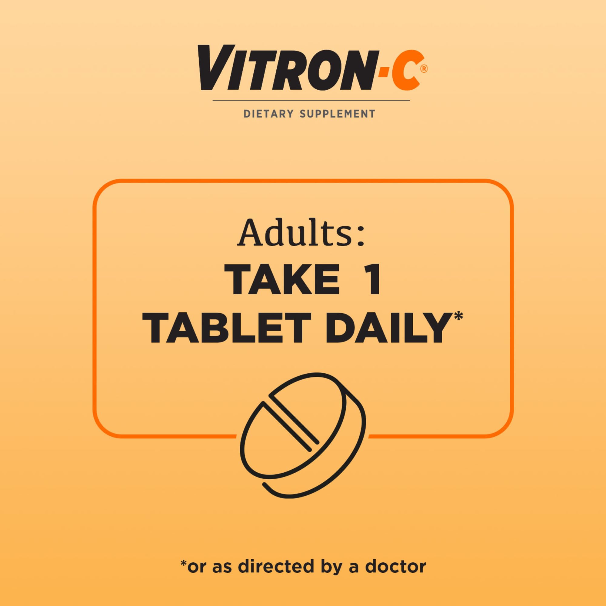 Vitron-C, tablettes dans boîte, emballage clair et pratique pour la routine.