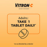 Vitron-C, tablettes dans boîte, emballage clair et pratique pour la routine.