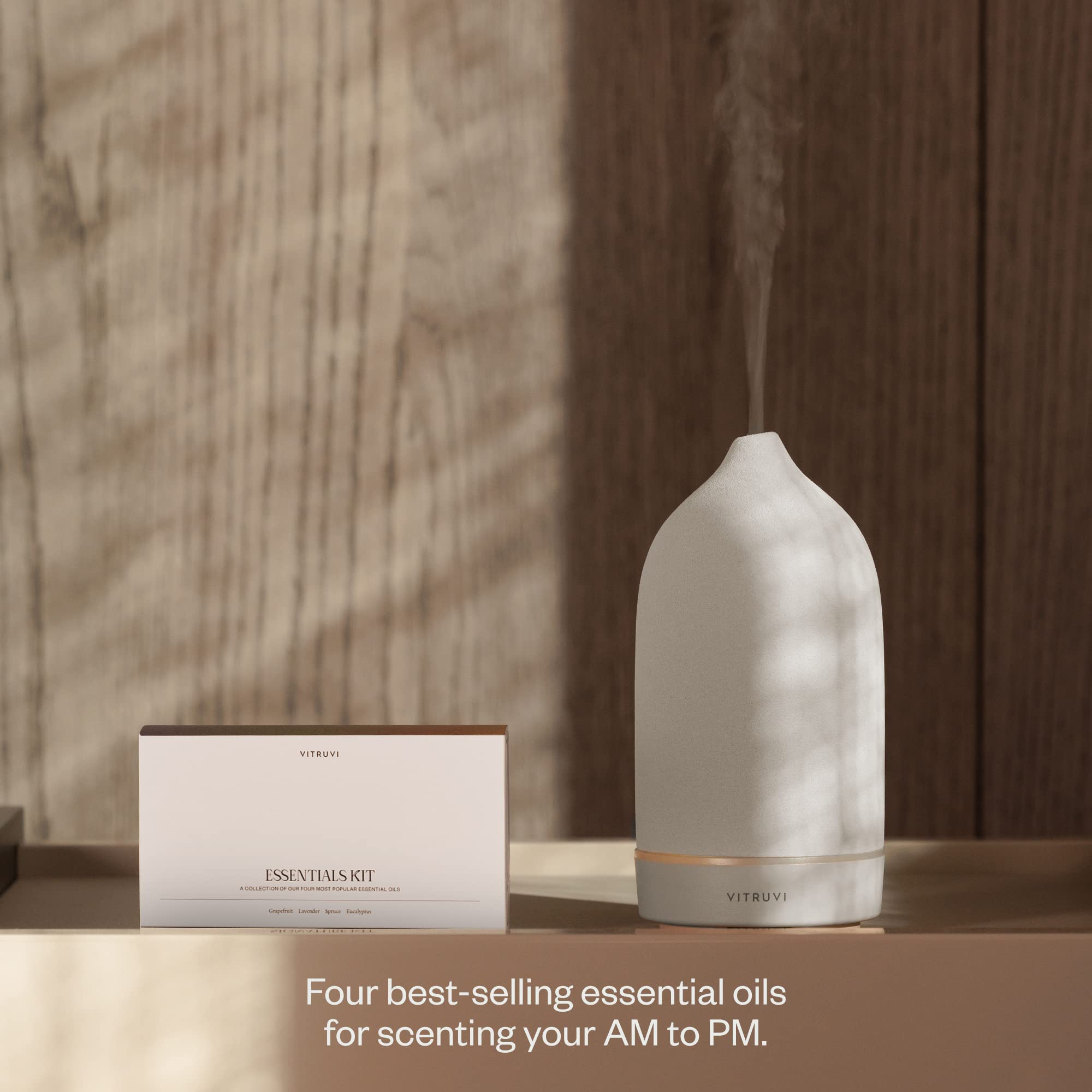 Vitruvi Coffret Sapin – bouteille, note boisée vivifiante pour l'ambiance.