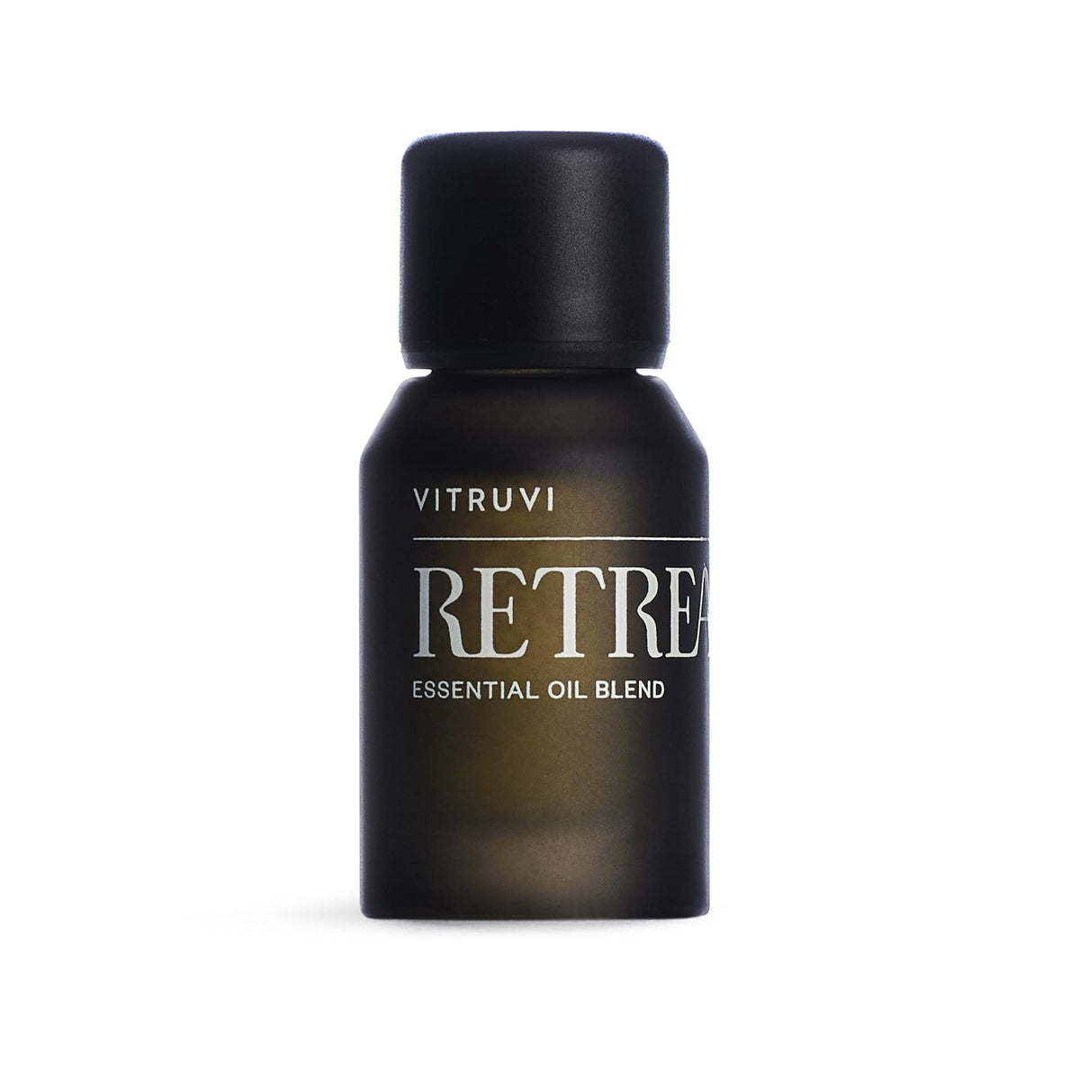 VITRUVI Retreat – bouteille d'huile essentielle prête à diffuser pour une ambiance spa.