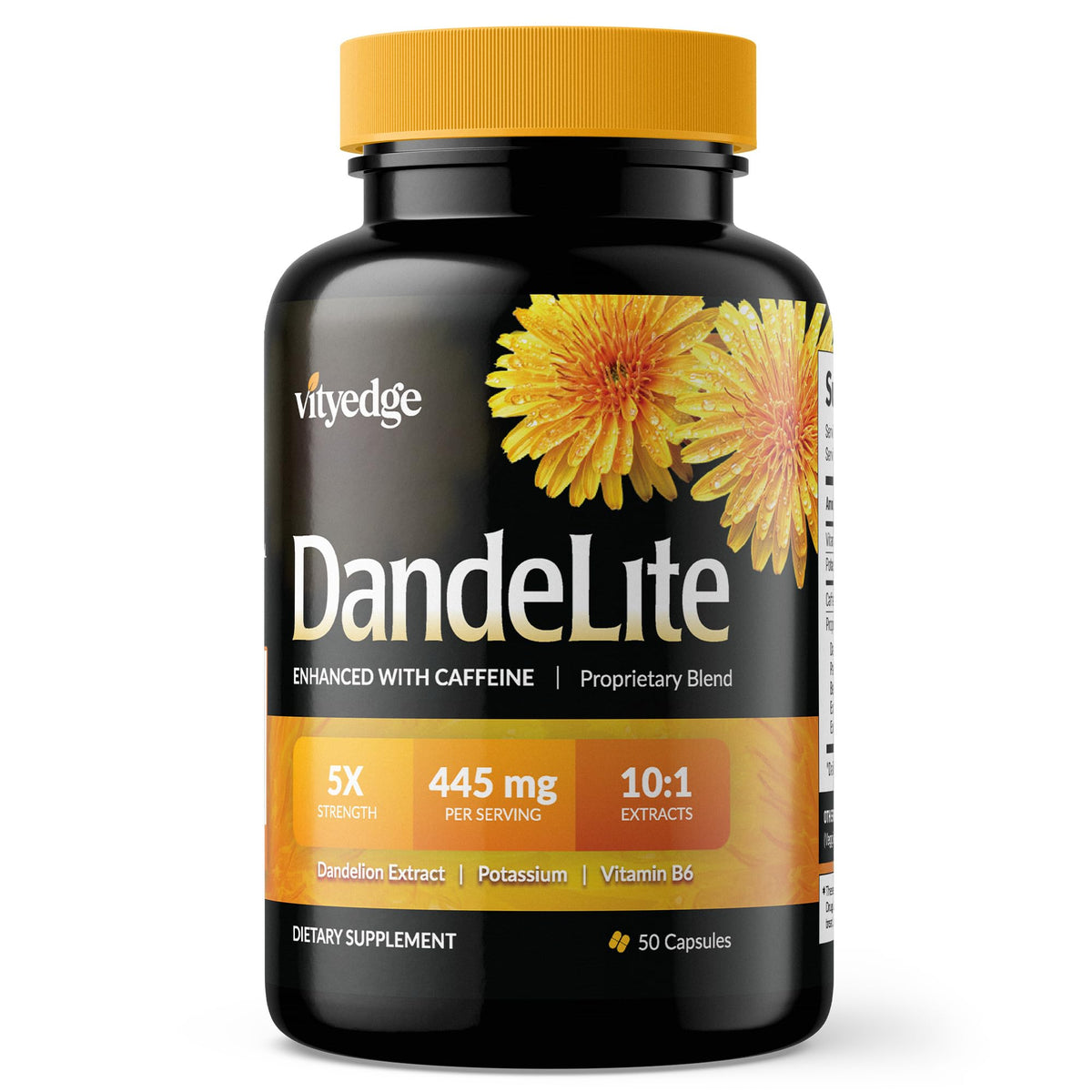 Vityedge Bouteille diurétique Dandelite pour soulager l'enflure des pieds et des jambes.
