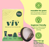 Disque silicone médical noir Viv For Your V.