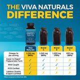 Viva Naturals - Forme triglycérides réesterifiés pour meilleure absorption.