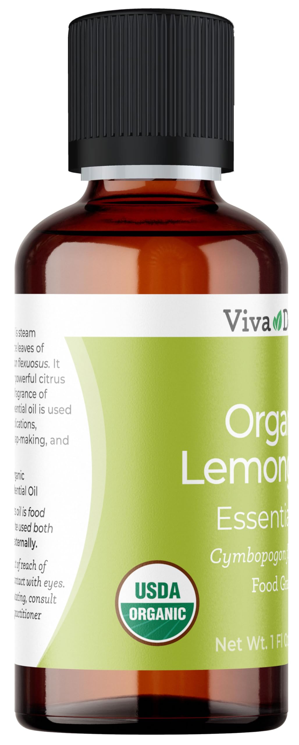 Certification biologique USDA Viva Doria garantit des ingrédients traçables et responsables.