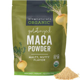 Viva Naturals Maca Poudre Peruvienne : authenticité péruvienne et énergie naturelle.