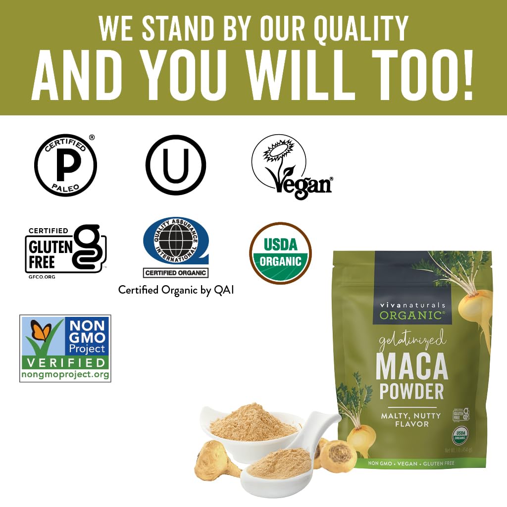 Viva Naturals Maca Poudre Utilisation Quotidienne : intégration facile dans votre routine.