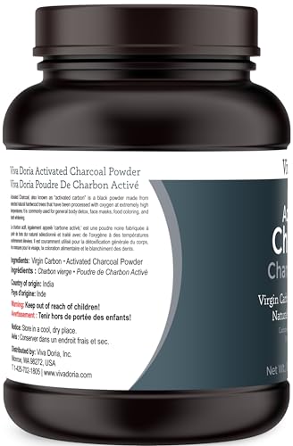 Viva Doria Charbon actif qualité premium, sans additifs, pureté garantie.